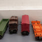 Lionel Vintage O Gauge Freight Cars #636255,3520,6460,X6014,6462,6457 [6] VG