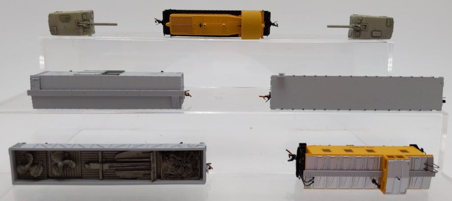 MicroTrains 99301080 N Scale U. S. Navy Train Diesel Train Set # 2 EX/Box