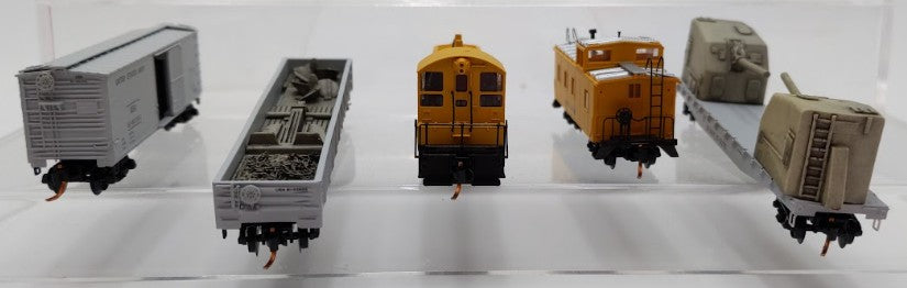 MicroTrains 99301080 N Scale U. S. Navy Train Diesel Train Set # 2 EX/Box