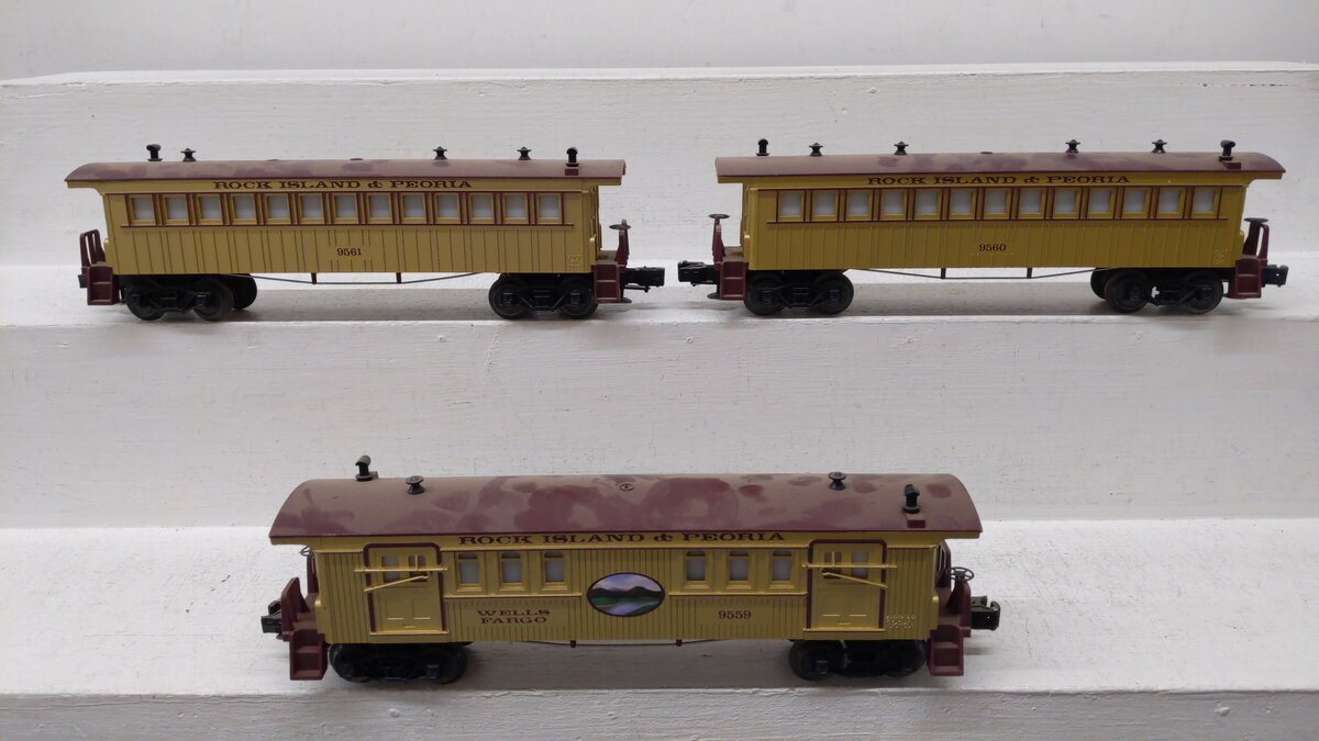 Lionel O Gauge Assorted Passenger Cars: 9559, 9560, & 9561 [3] VG
