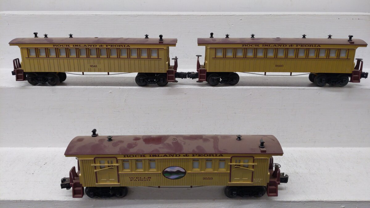 Lionel O Gauge Assorted Passenger Cars: 9559, 9560, & 9561 [3] VG