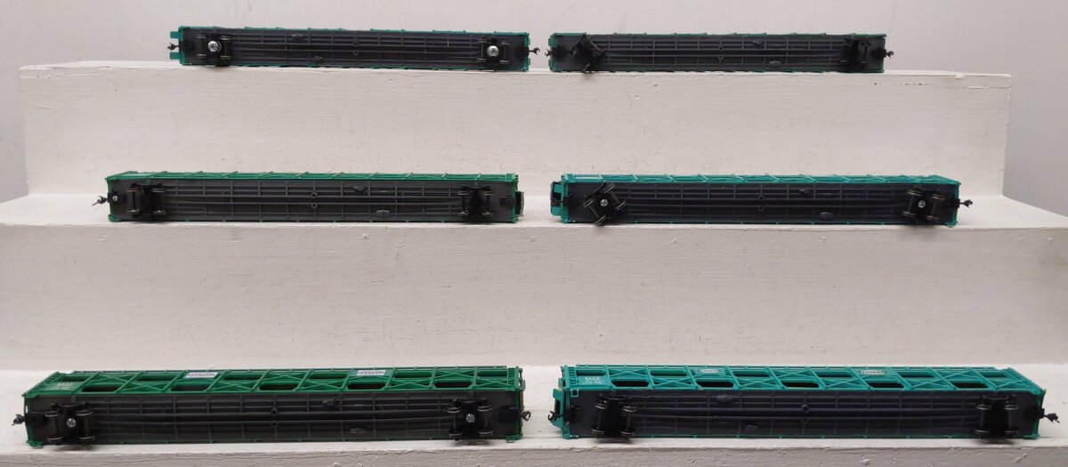 Bachmann HO Scale NYC/ETTX Tri Level Auto Carriers [6] VG