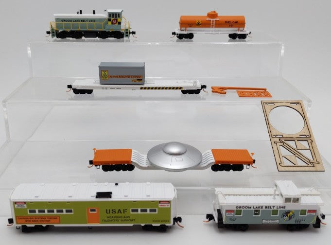 Micro-Trains 99321240 N Scale GLBL Area 51 Diesel Freight Train Set #51 LN/Box