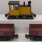Bachmann 90070 G Scale The Prospector Gas Locomotive & Dump Cars EX
