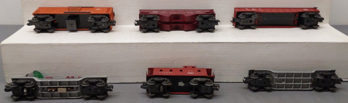 Lionel Vintage O Gauge Freight Cars #6520,6462,6257,6561,3656,25000 [6] VG