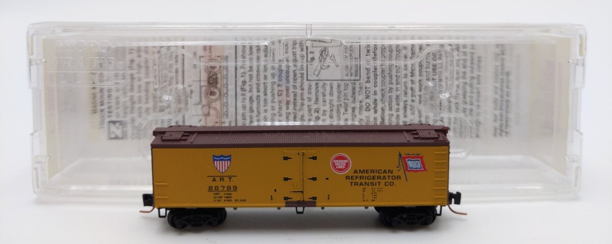 Micro-Trains 51800042 Z American Refrigerator Transit Co 40' Wood Reefer #22789 LN/Box