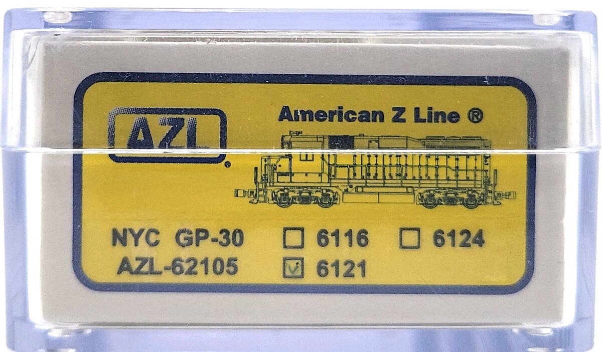 American Z-Line 62105 Z Scale New York Central GP-30 Diesel Locomotive #6121 LN/Box