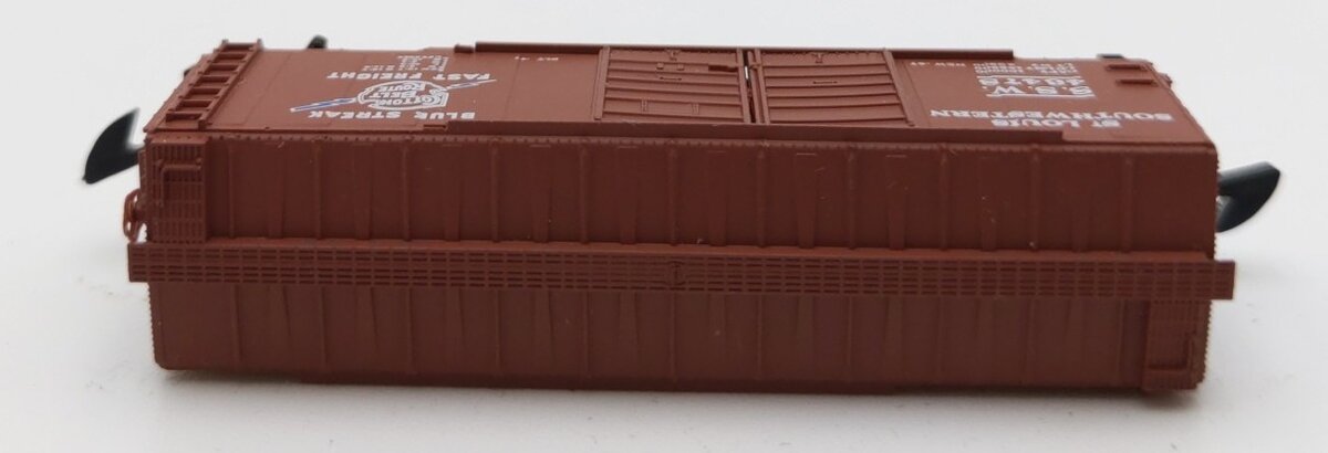 Micro-Trains 14804 Z Scale SSW Cottonbelt 40' Double Door Boxcar #46478 LN/Box