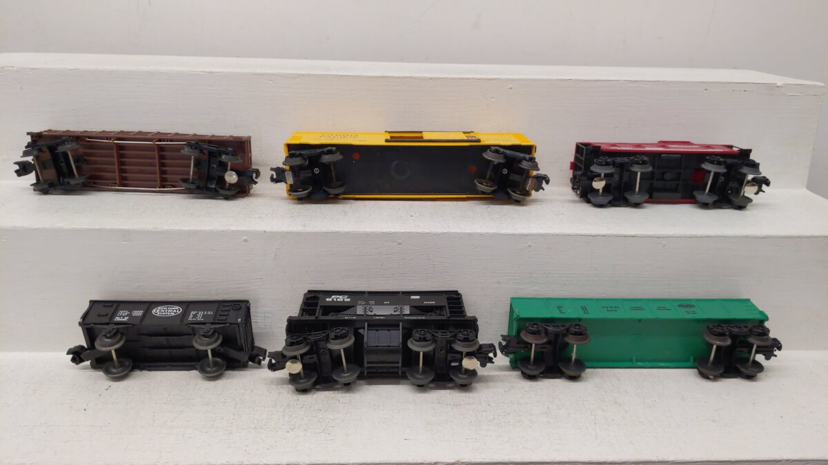 Lionel & K-Line O Gauge Assorted Train Cars [6] VG