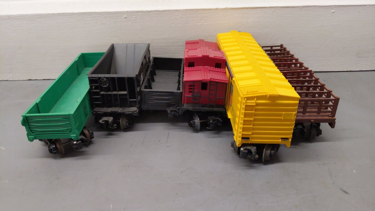 Lionel & K-Line O Gauge Assorted Train Cars [6] VG