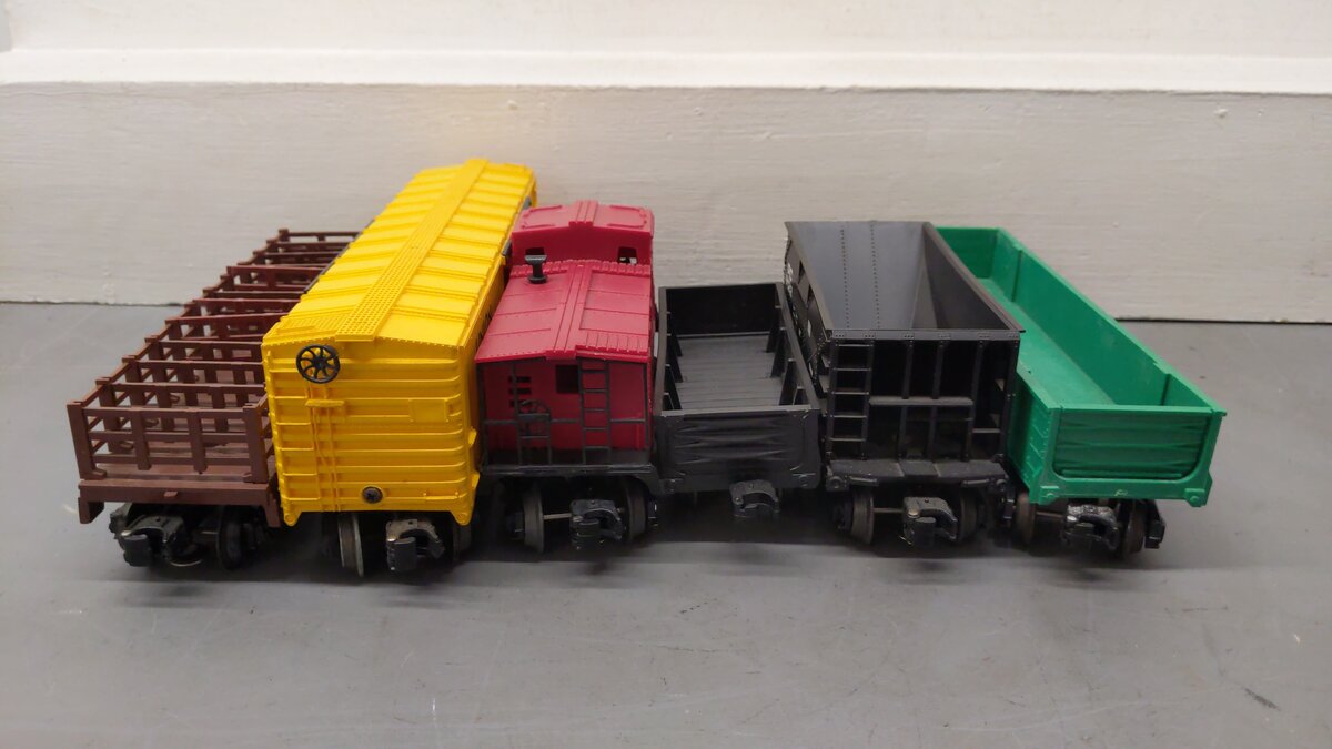 Lionel & K-Line O Gauge Assorted Train Cars [6] VG