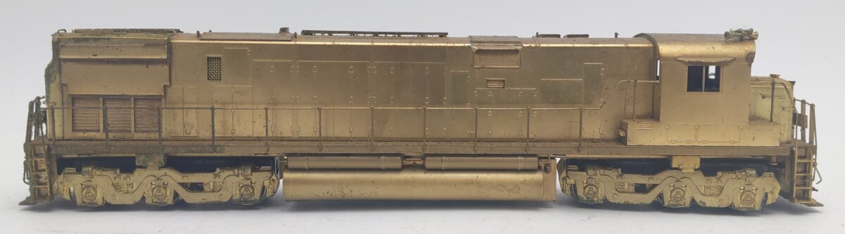 Alco Models D-139 HO BRASS C-628 High Hood Diesel Locomotive - Unpainted VG/Box