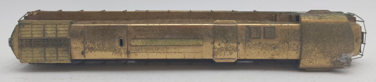 Alco Models D-139 HO BRASS C-628 High Hood Diesel Locomotive - Unpainted VG/Box