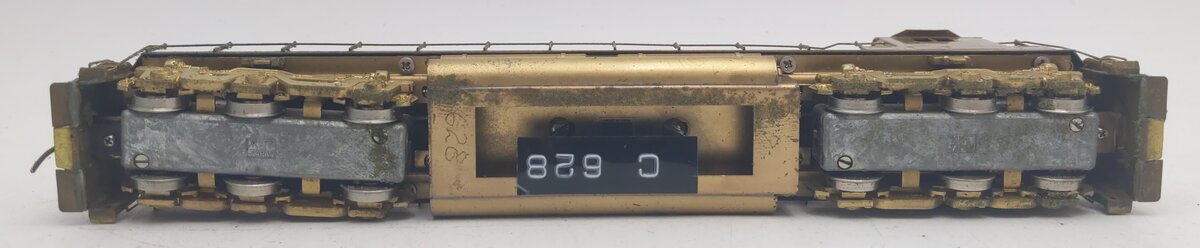 Alco Models D-139 HO BRASS C-628 High Hood Diesel Locomotive - Unpainted VG/Box
