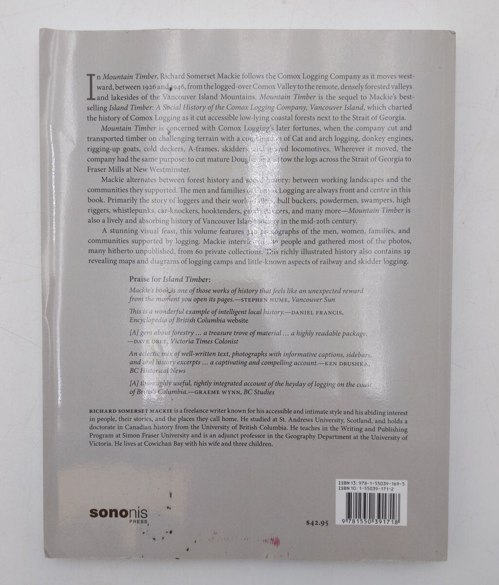 Mountain Timber Paperback Book By Richard Somerset Mackie VG