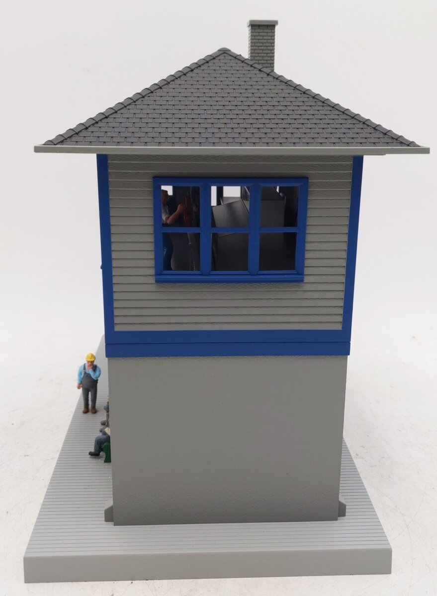 MTH 30-9011 O Gauge Gray & Blue Switch Tower EX/Box