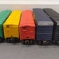 Lionel O Gauge Boxcars: 6-9211, 6-9767, 6-9860, 6-9600, 6-9604 [5] VG