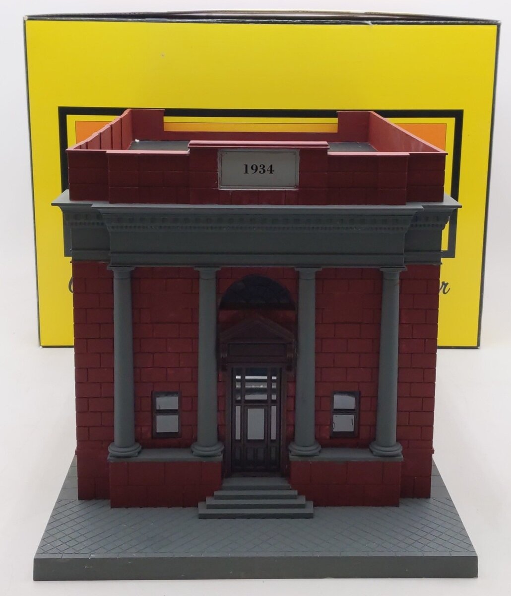 MTH 30-9017 O Gauge First City Bank Building - Custom Painted/Box