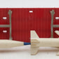 Lionel 6823 Vintage O Flatcar with IRBM Missiles VG