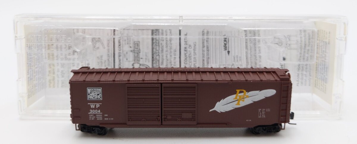 Micro-Trains 50600231 Z Western Pacific 50’ Standard Box Cars #3003 LN/Box