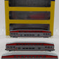 Athearn 10168 N Scale Caltrain Bombardier Control Coach Car 3 Pack EX/Box