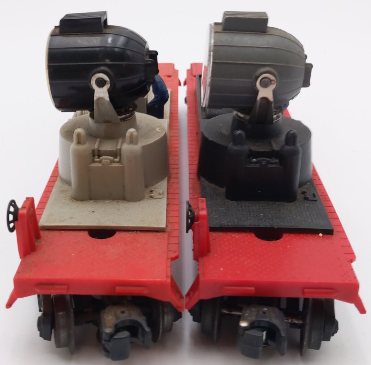 Lionel 6822 Vintage O Night Crew Searchlight Cars [2] VG