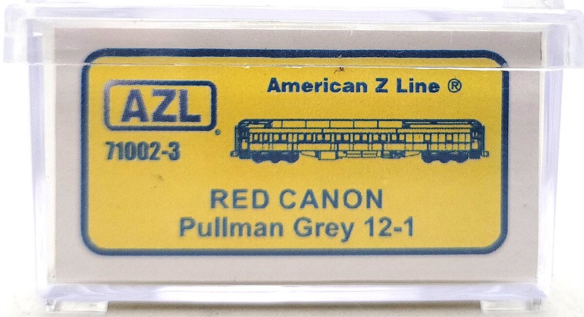 American Z-Line 71002-3 Red Canyon Pullman Grey 12-1 Sleeper Car LN/Box