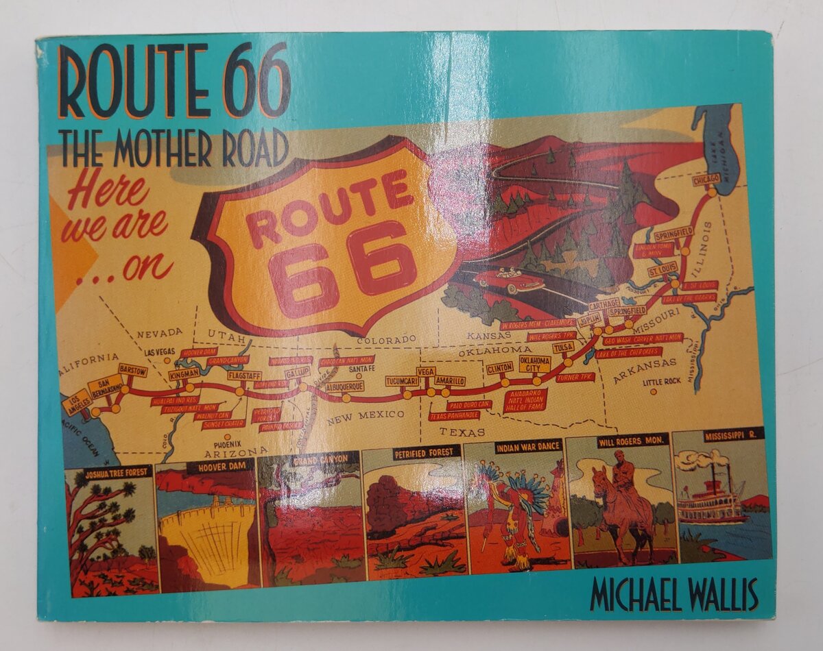 Route 66 Paperback Book By Michael Wallis VG