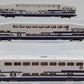 Athearn 10160 N Scale Bombardier Control Car #630 Bombardier Coachs #187 & 202 VG/Box