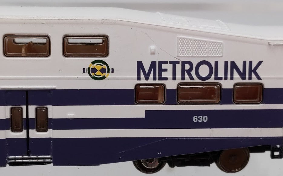 Athearn 10160 N Scale Bombardier Control Car #630 Bombardier Coachs #187 & 202 VG/Box