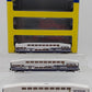 Athearn 10160 N Scale Bombardier Control Car #630 Bombardier Coachs #187 & 202 VG/Box