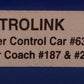 Athearn 10160 N Scale Bombardier Control Car #630 Bombardier Coachs #187 & 202 VG/Box