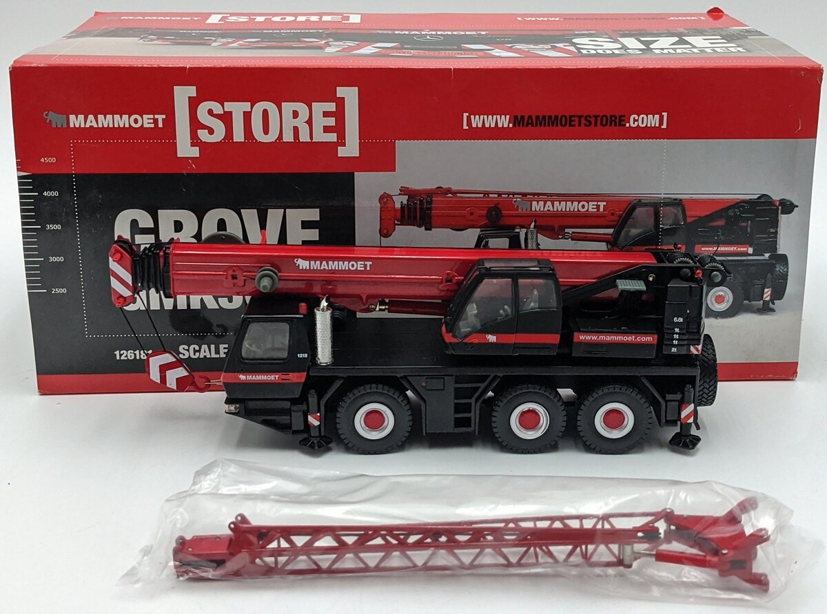 TWH Collectibles 126181 1:50 Grove GMK 3055 Hydraulic Truck Crane - Mammoet NIB