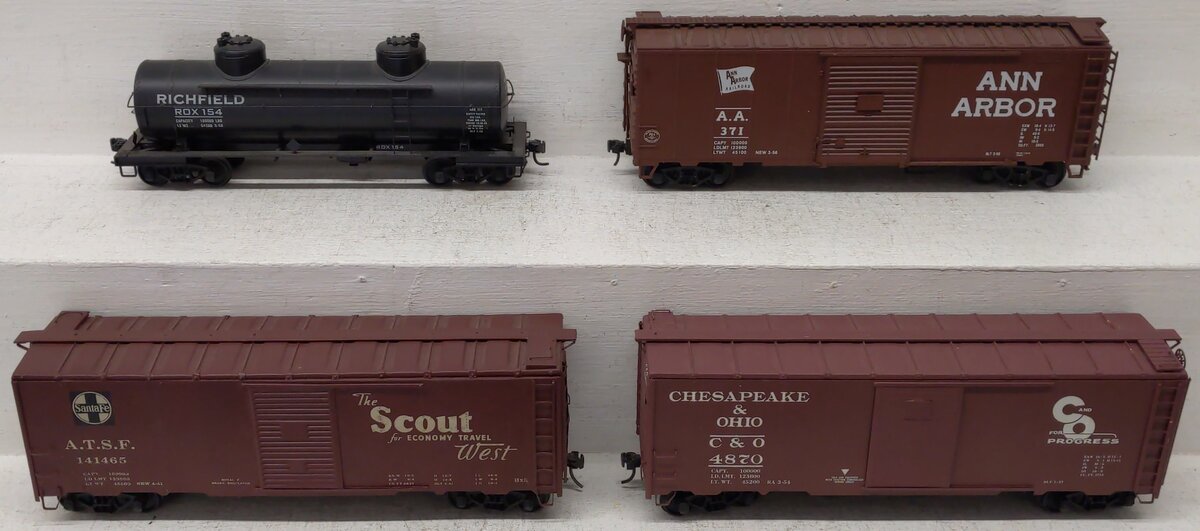 O Scale 2 Rail Assorted Custom Freight Cars [4]