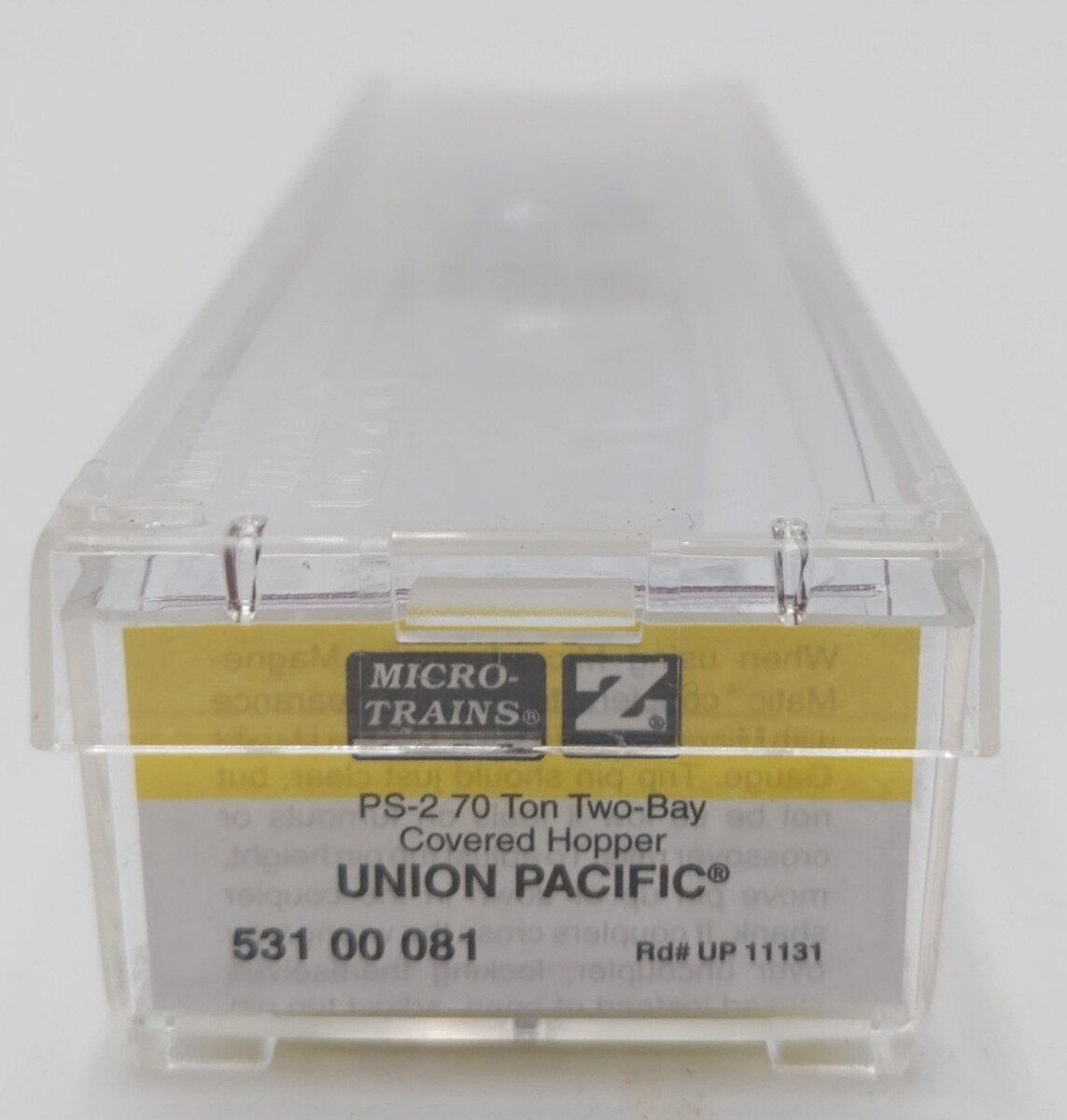 Micro-Trains 53100081 Z Union Pacific PS-2 2-Bay 70-Ton Covered Hopper #11131 LN/Box