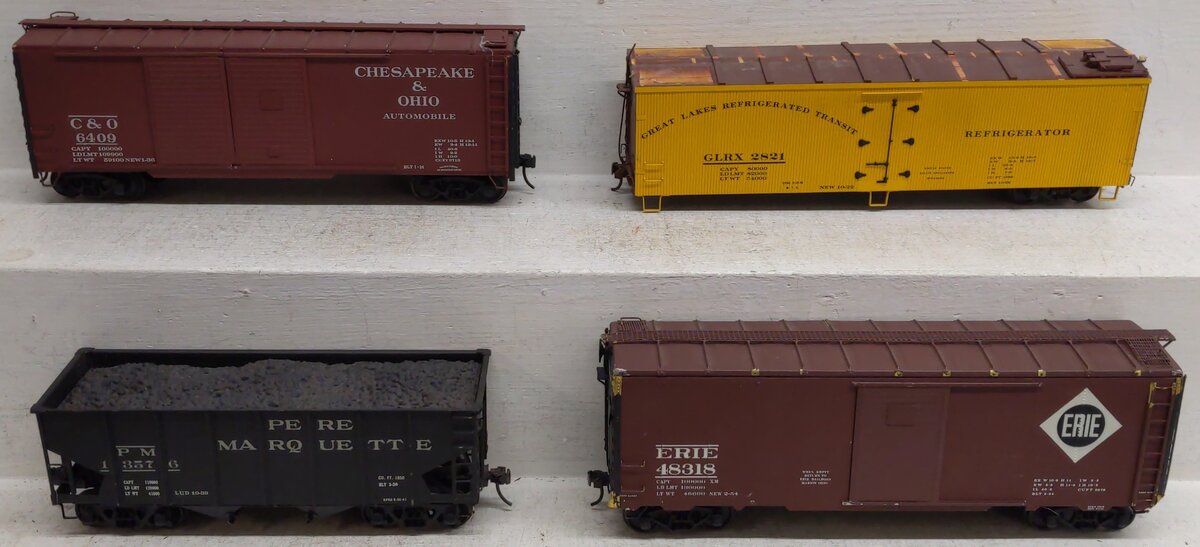O Scale 2 Rail Assorted Custom Freight Cars [4]