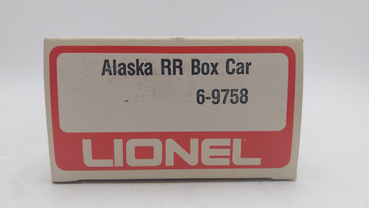 Lionel 6-9758 O Gauge Alaska Railroad Boxcar EX/Box