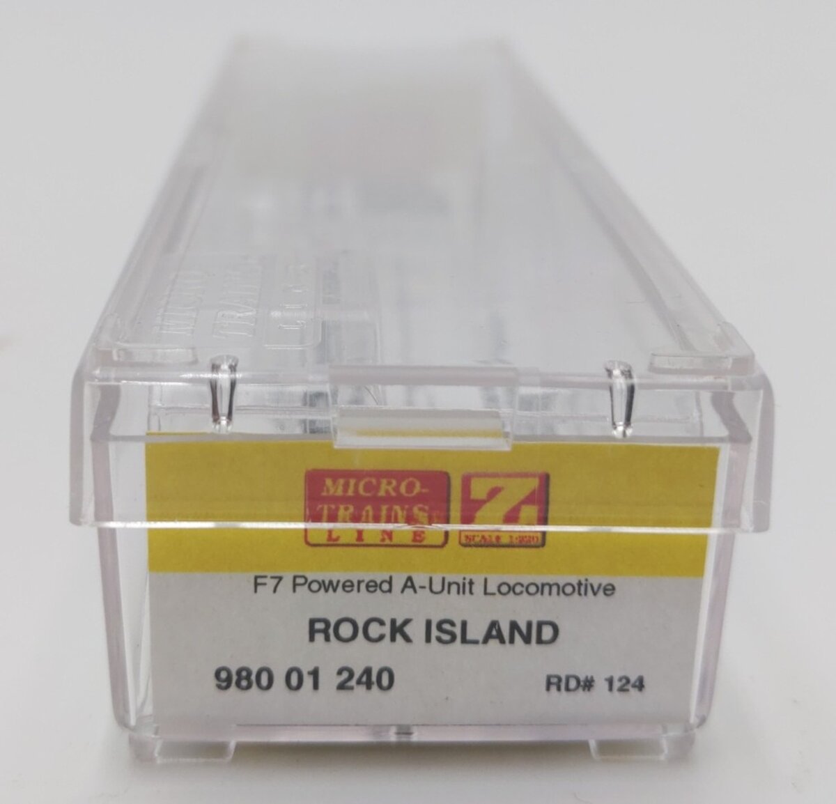 Micro-Trains 98001240 Z Rock Island EMD F-7A Unit Powered Diesel Locomotive #124
