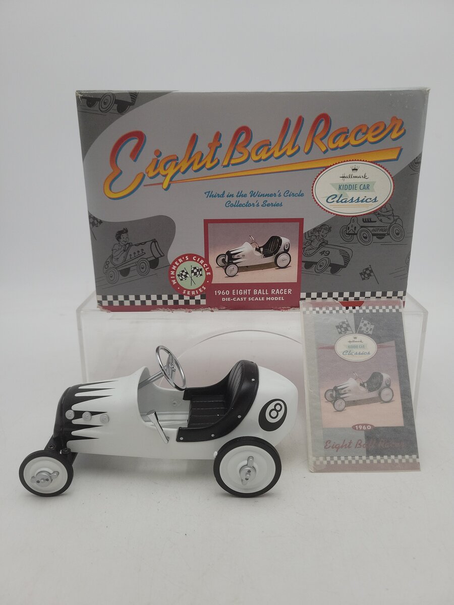 Hallmark QHG6039 Winners Circle Series Kiddie Car Classics '60 Eight Ball Racer LN/Box