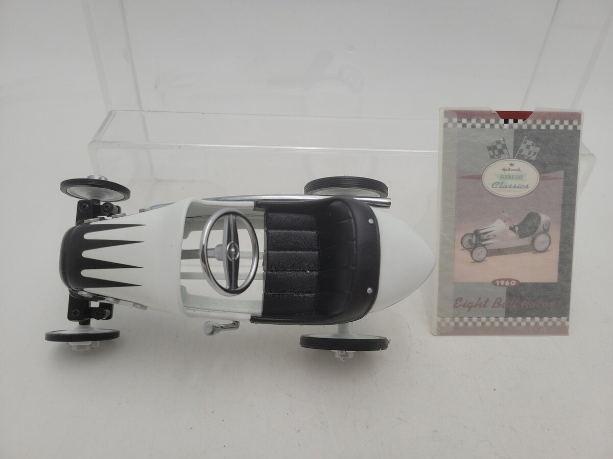 Hallmark QHG6039 Winners Circle Series Kiddie Car Classics '60 Eight Ball Racer LN/Box