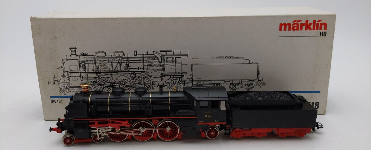 Marklin 3518 DR #18434 Steam Locomotive & Tender EX/Box