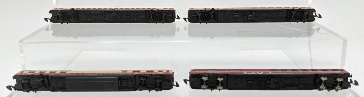 Marklin Z Scale Assorted Passenger Cars [4]: 8726, 8728, 8725, & 8713 EX