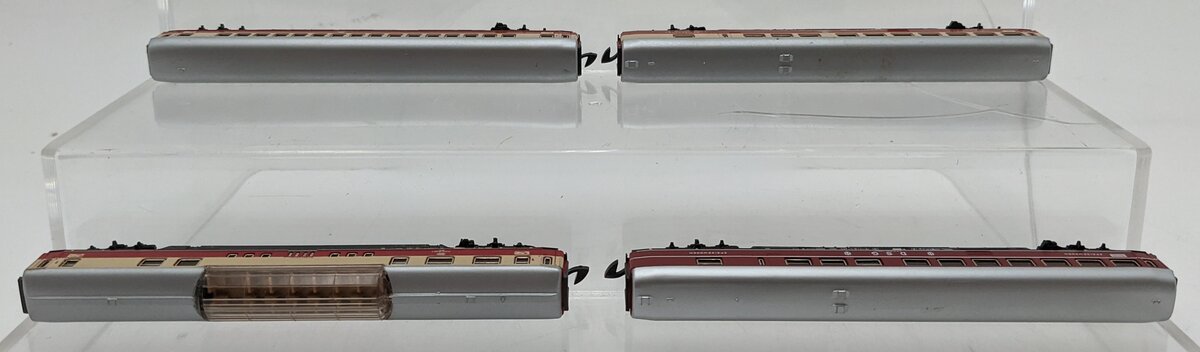 Marklin Z Scale Assorted Passenger Cars [4]: 8726, 8728, 8725, & 8713 EX