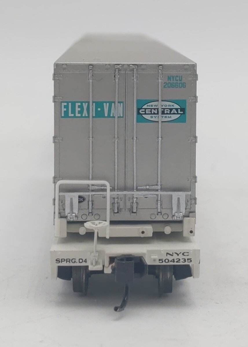 Walthers 932-40852 NYC Flexi-Van Car with Trailers #504235 EX