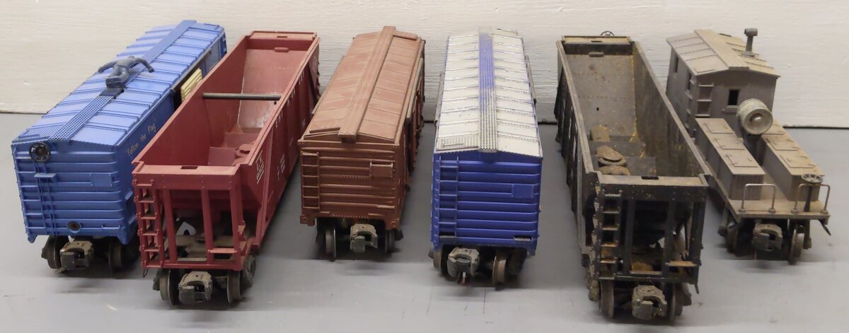 Lionel Vintage O Gauge Freight Cars: 643625,6420,3424,2458,6464400,546446 [6] VG