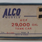 Alco Models X-101 BRASS ACF 29,000 Gallon Tank Car VG/Box