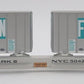 Walthers 932-40852 NYC Flexi-Van Car with Trailers #504235 EX