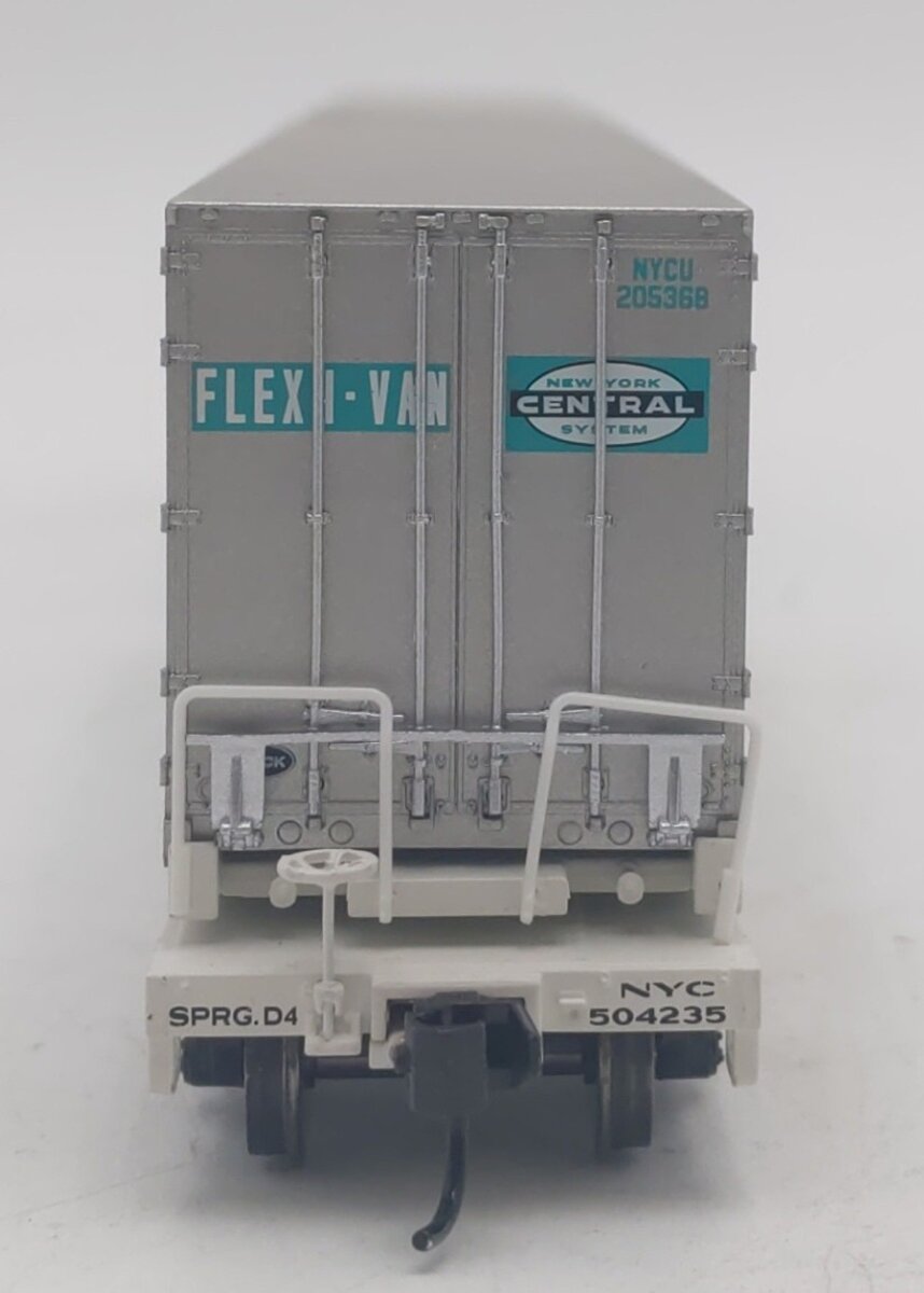 Walthers 932-40852 NYC Flexi-Van Car with Trailers #504235 EX