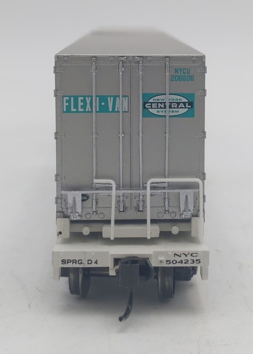 Walthers 932-40852 NYC Flexi-Van Car with Trailers #504235 EX