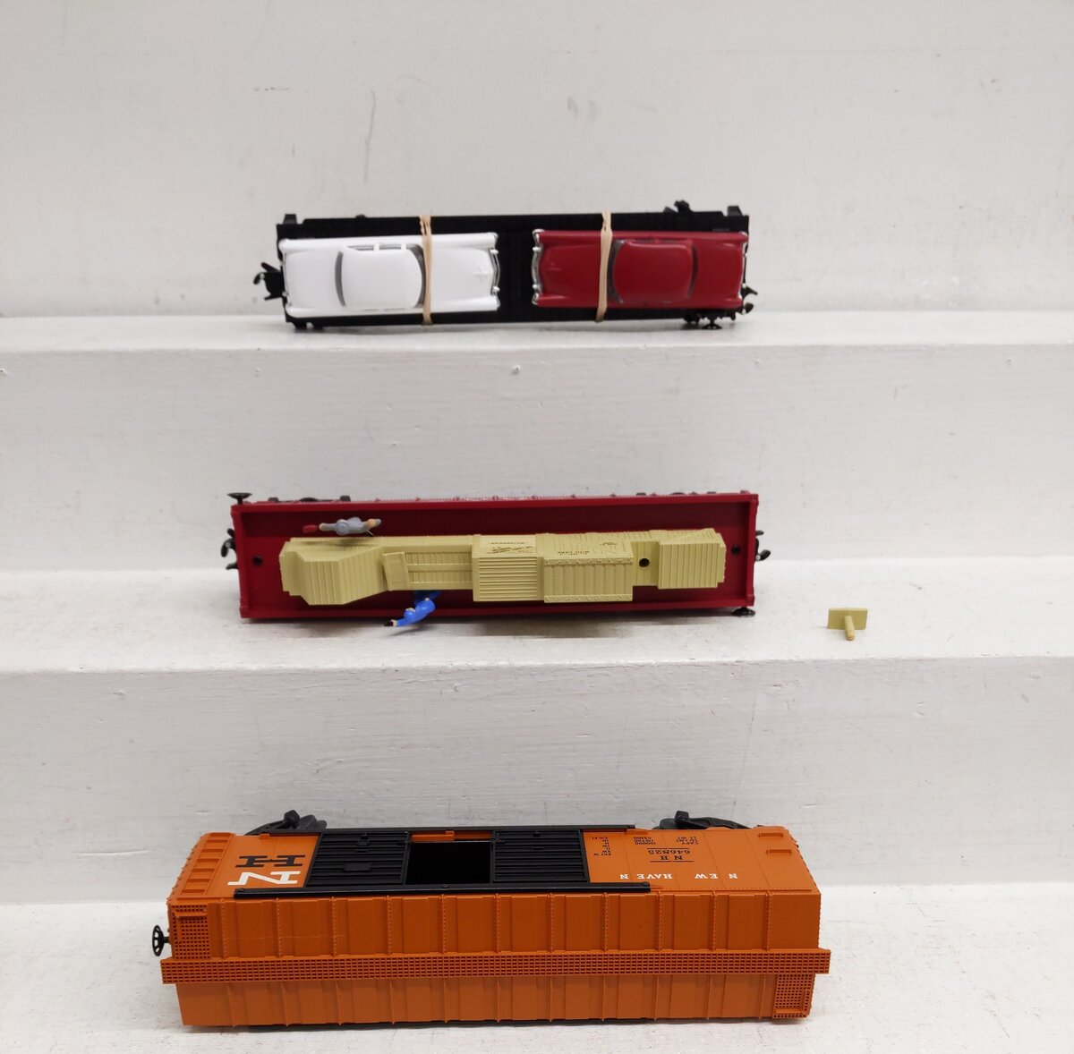 Lionel 6-38324 O Gauge New Haven Freight Cars Only [3] EX/Box